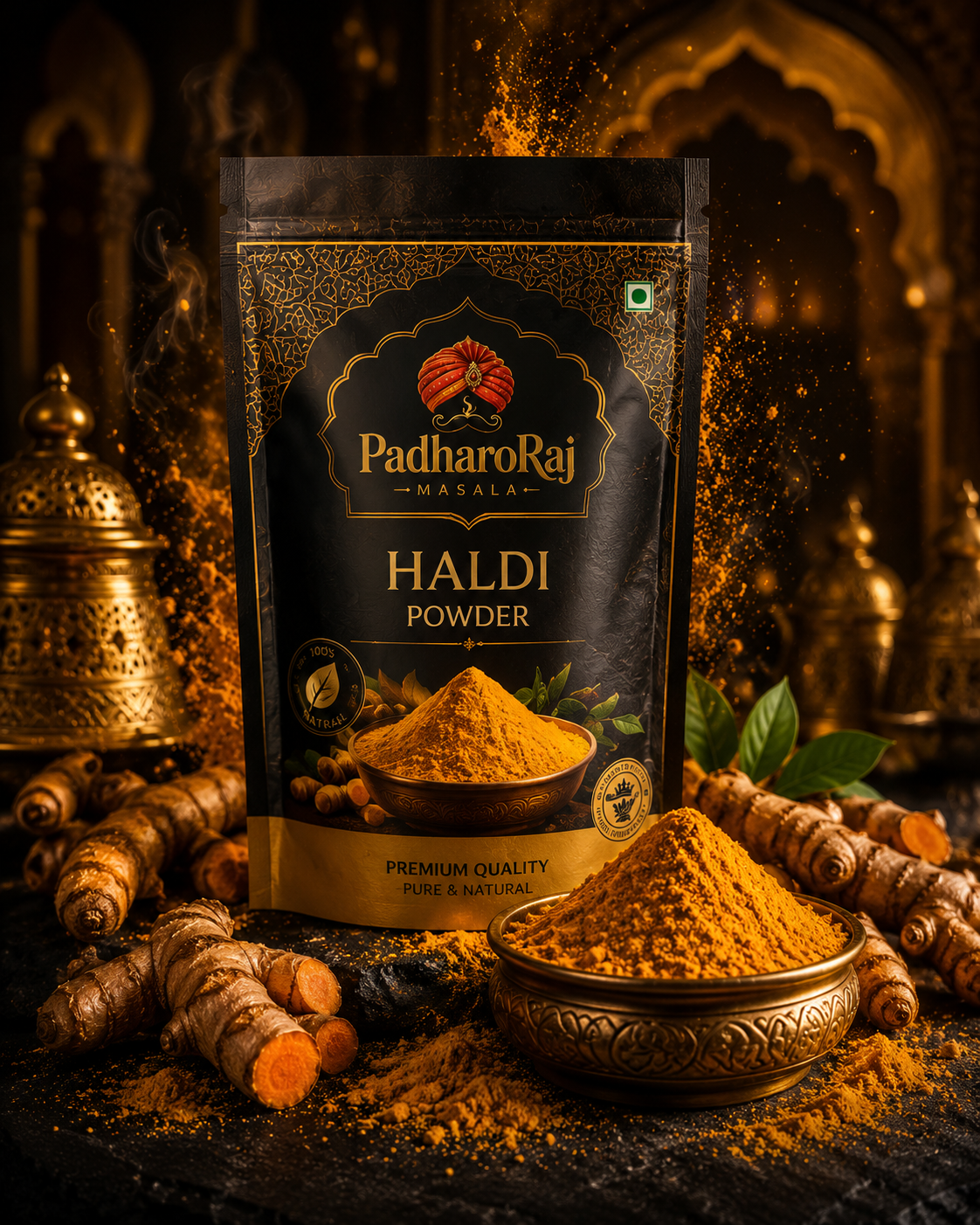 PadharoRaj Premium Turmeric Powder
