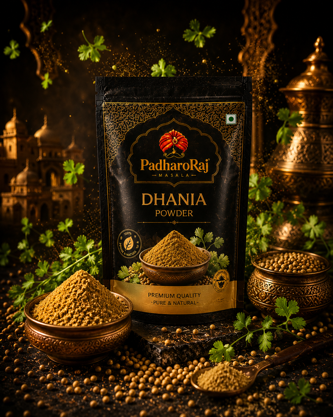 PadharoRaj Premium Coriander Powder