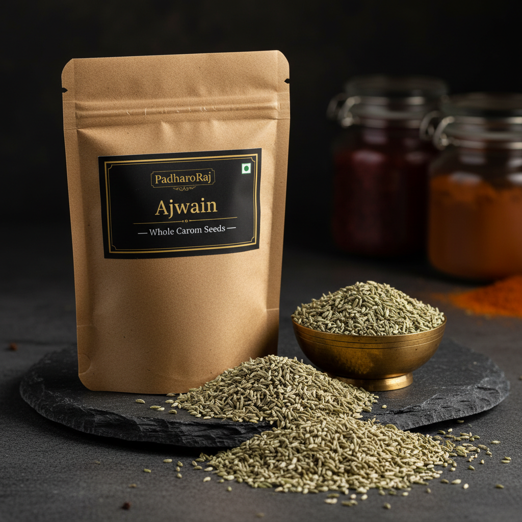 PadharoRaj Ajwain Whole Carom Seeds 100g - farm-direct Rajasthan
