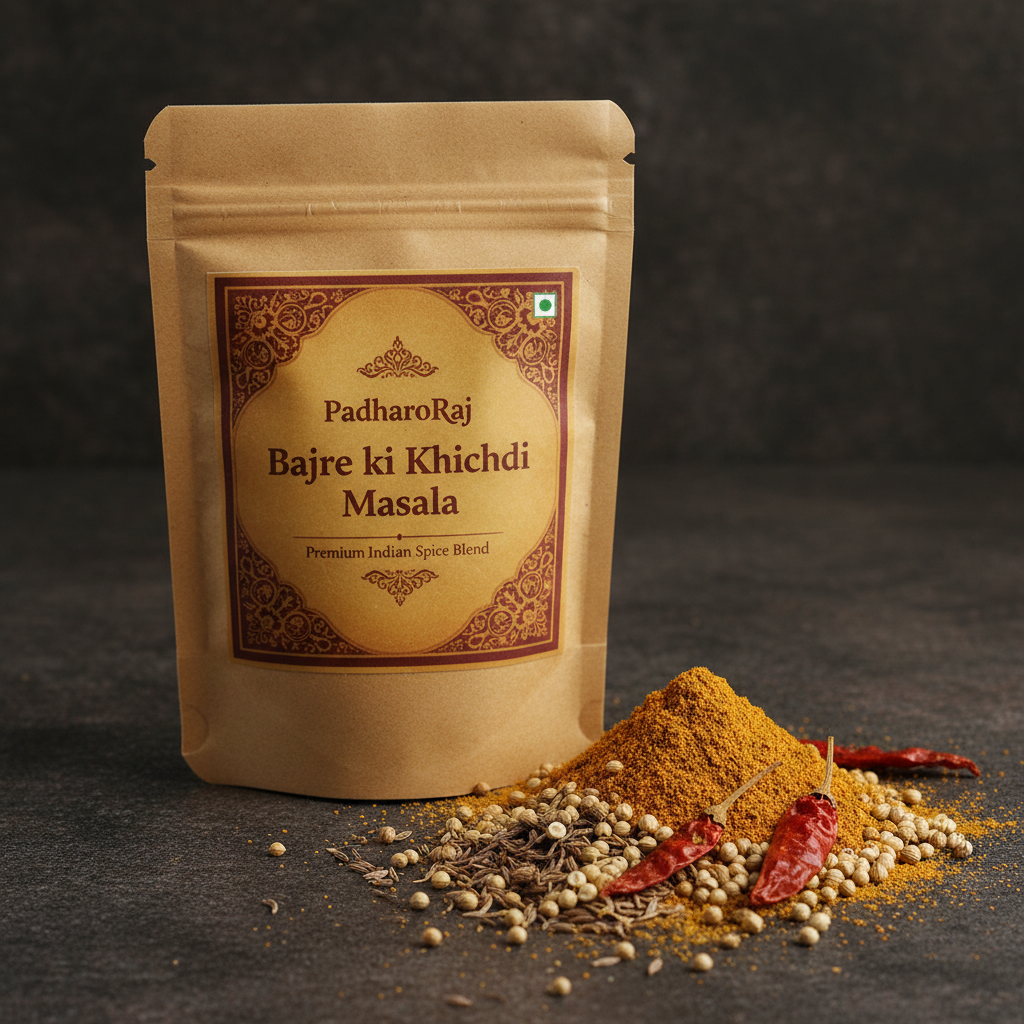 PadharoRaj Bajre ki Khichdi Masala 100g - authentic Rajasthani winter heritage blend