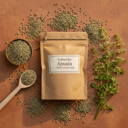 PadharoRaj Ajwain - Flat Lay