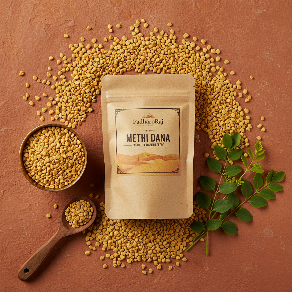 PadharoRaj Methi Dana - Flat Lay