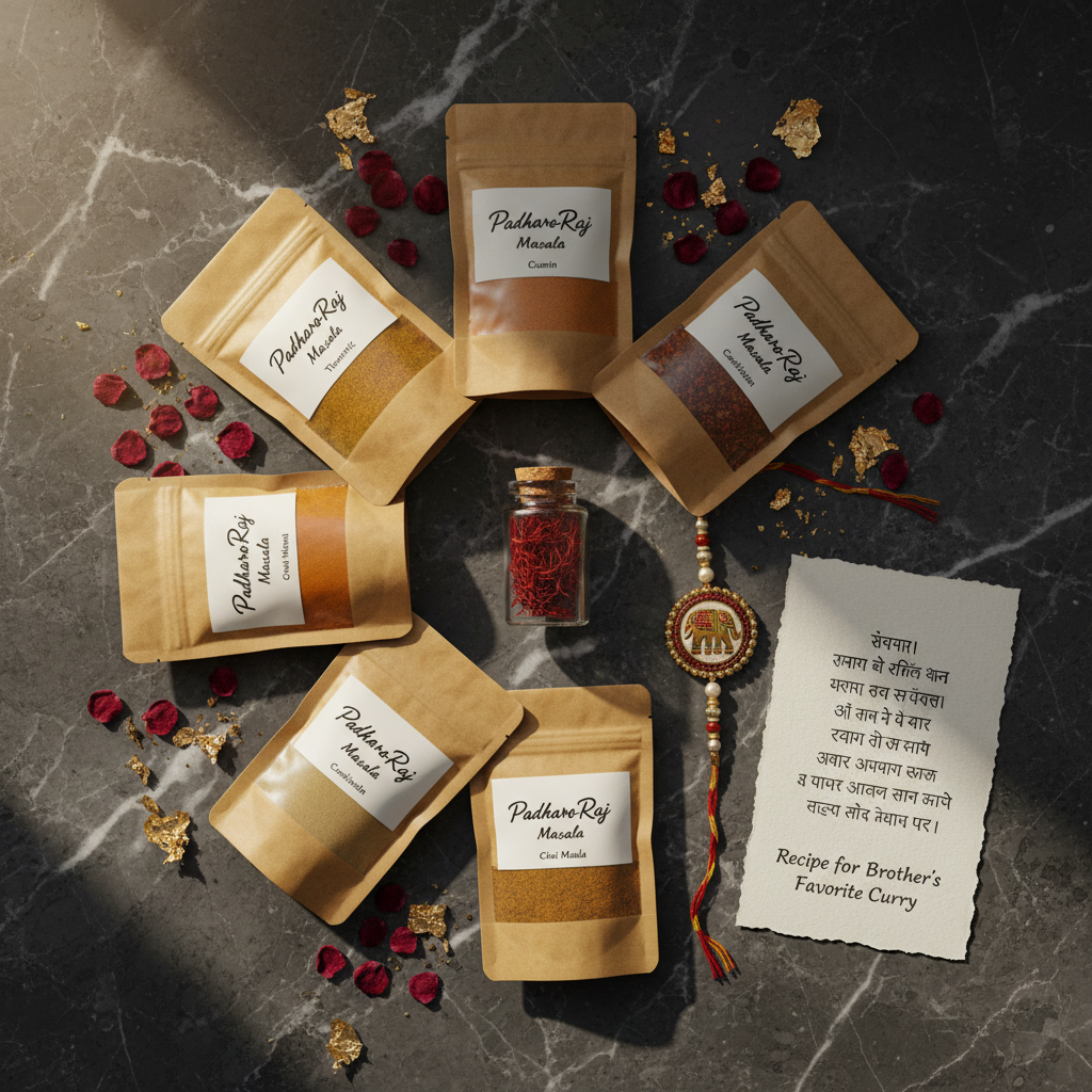 PadharoRaj Premium Gift Set - Flat Lay
