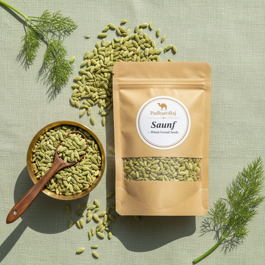 PadharoRaj Saunf - Flat Lay