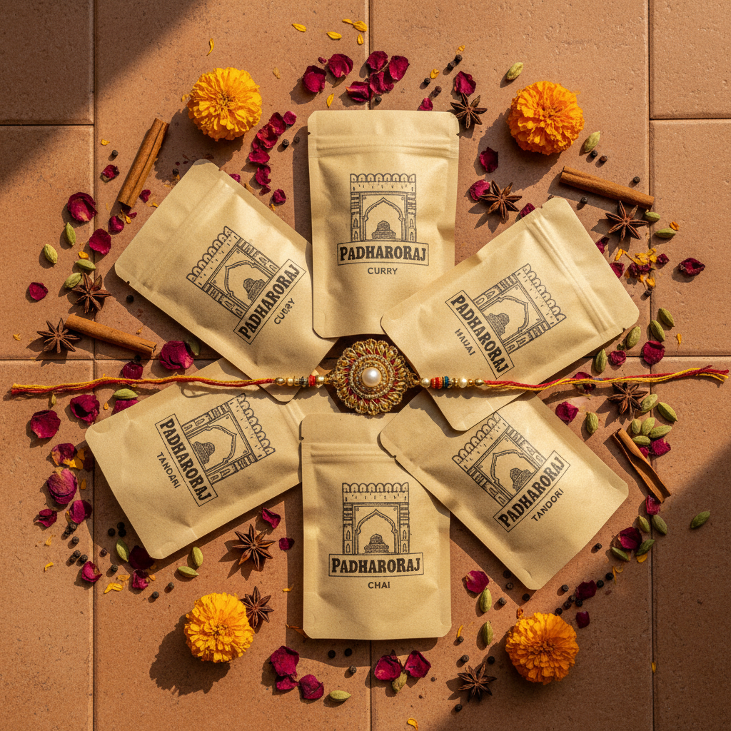 PadharoRaj Signature Gift Set - Flat Lay